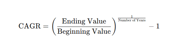 CAGR Formula